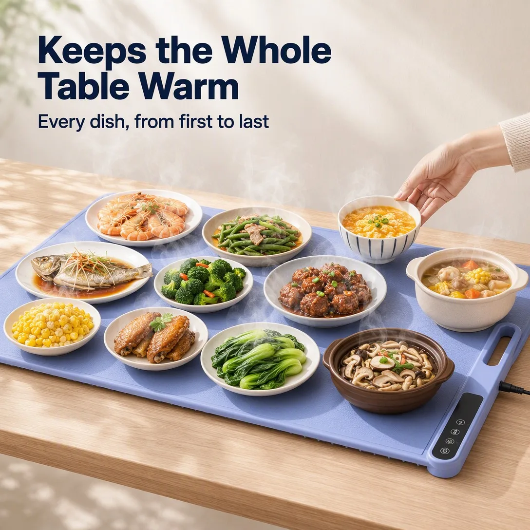 Rollable Warming Mat - Keeps Every Dish Warm, Rolls Up Small - main product image