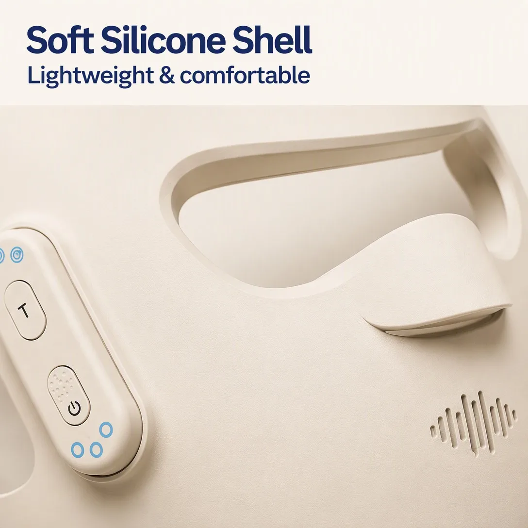 Cordless LED rostro mascarilla- Wireless rojo luz terapia dispositivo - detail view 4