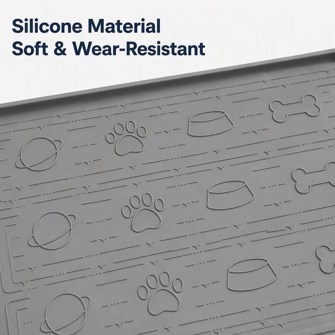 Silicone Pet Grooming Mat - Waterproof Large Dog Bath Pad - detail view 3