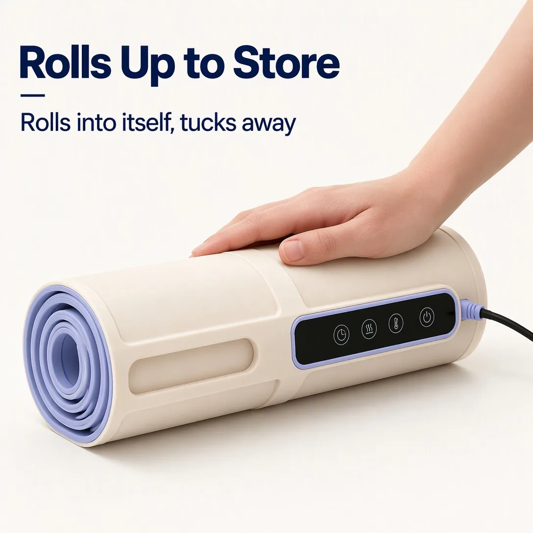 Rollable Warming Mat - Keeps Every Dish Warm, Rolls Up Small - detail view 5