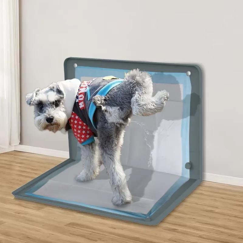 2027 New Silicone Wall-mounted Dog Potty Pan Pee Pad Holder Pet Dog Toilet Wee Pee Pad Holder - main product image