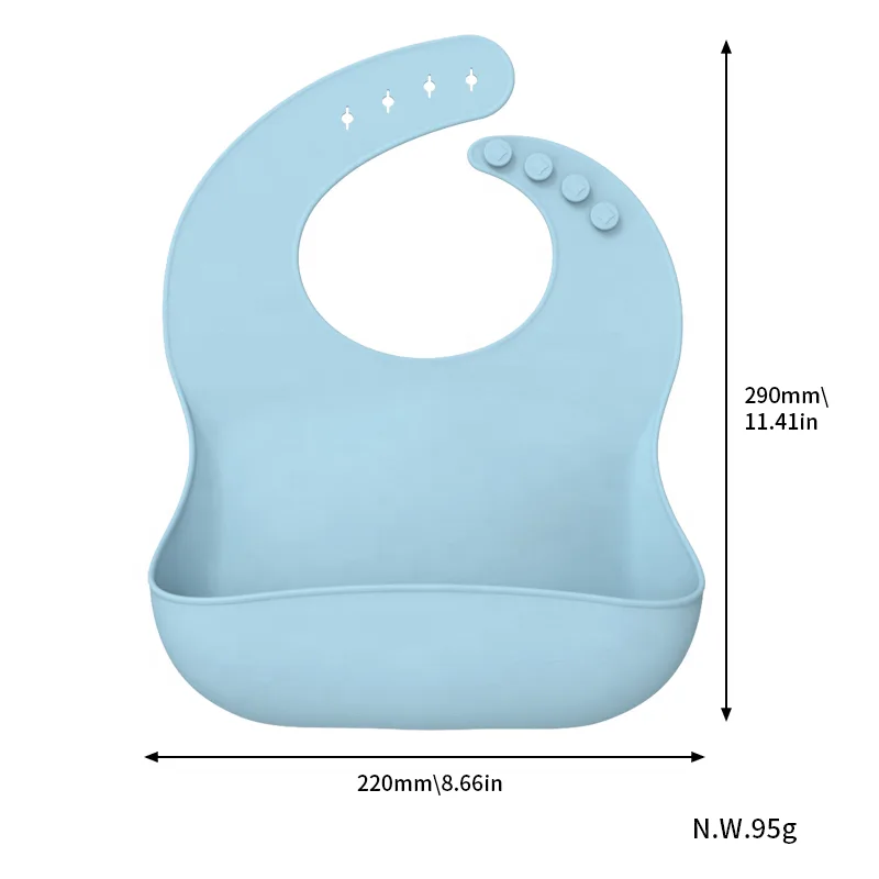Bathtub Splash Guard with Suction Cups - Silicone Toy Tray - Baby Bib - detail view 5