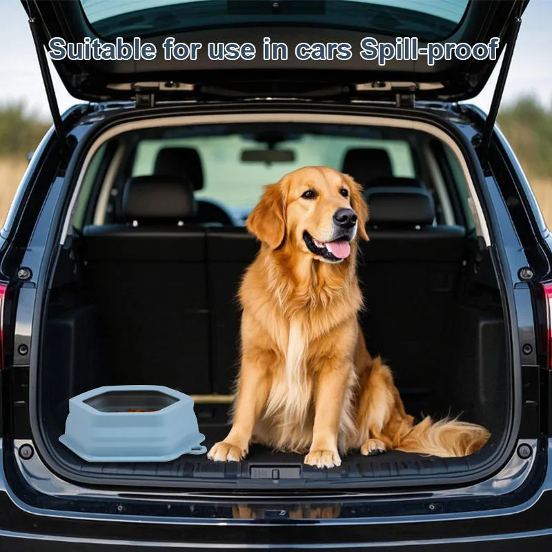 2025 New Arrivals Bpa Free Silicone Pet Bowl Slow Food Feeding OEM Wholesale Portable Feeder Dog Bowls - detail view 4