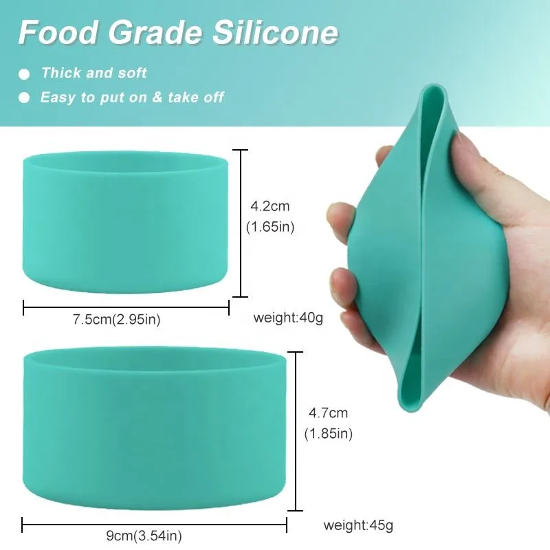 Multifonction Thermos gobelet Beverage gobelet Sleeve animaux boisson bol silicone anti - detail view 3