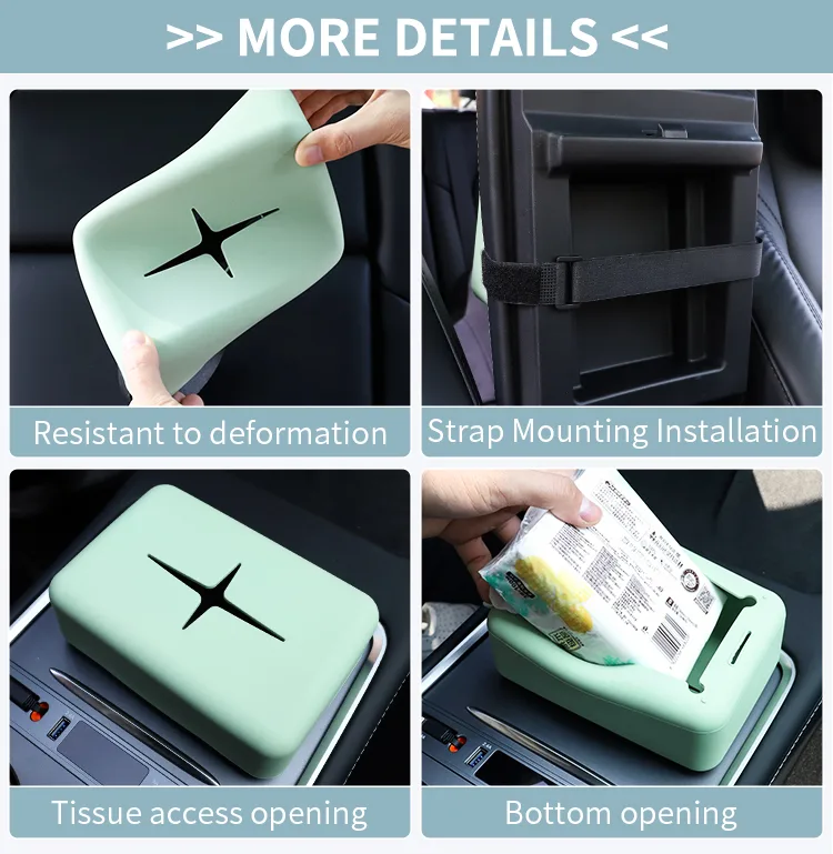 Custom Different Shape Waterproofing Dustproof Food-grade Silicone Rubber Part Silicone Tissue Case - detail view 10