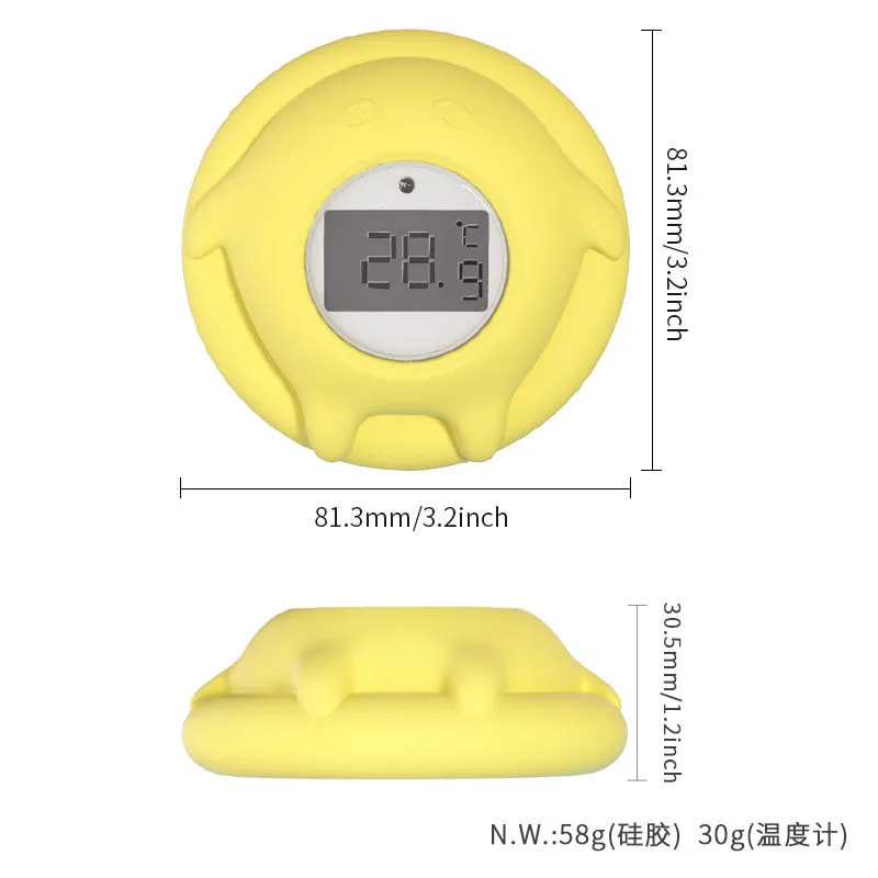 Top Ranking Silicone Newborn Baby Water Thermometer Household Temperature Measuring Device for Bathing - detail view 4