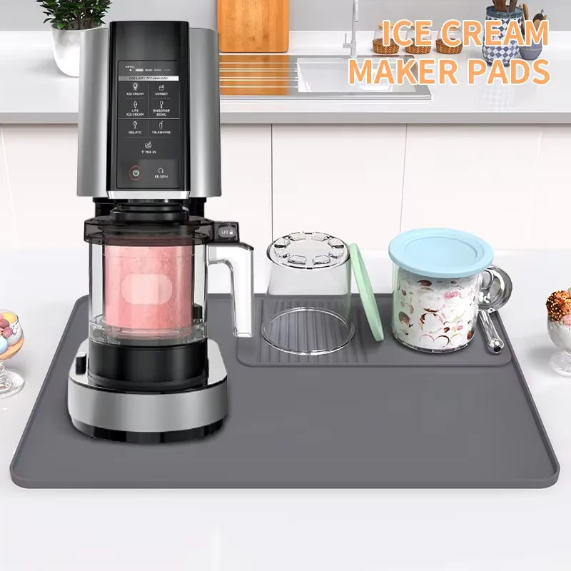 2026 カスタム ロゴ シリコーン コーヒー Tamper マット 簡単 清潔 氷 Cream メーカー マット キッチン Countertops - main product image