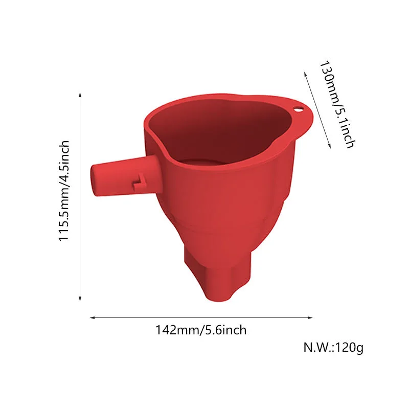 新 Flour じょうご Auxiliary ミキサー Flour じょうご Suitable 4. 5-5 Qt Tilt-Head ミキサー - detail view 5