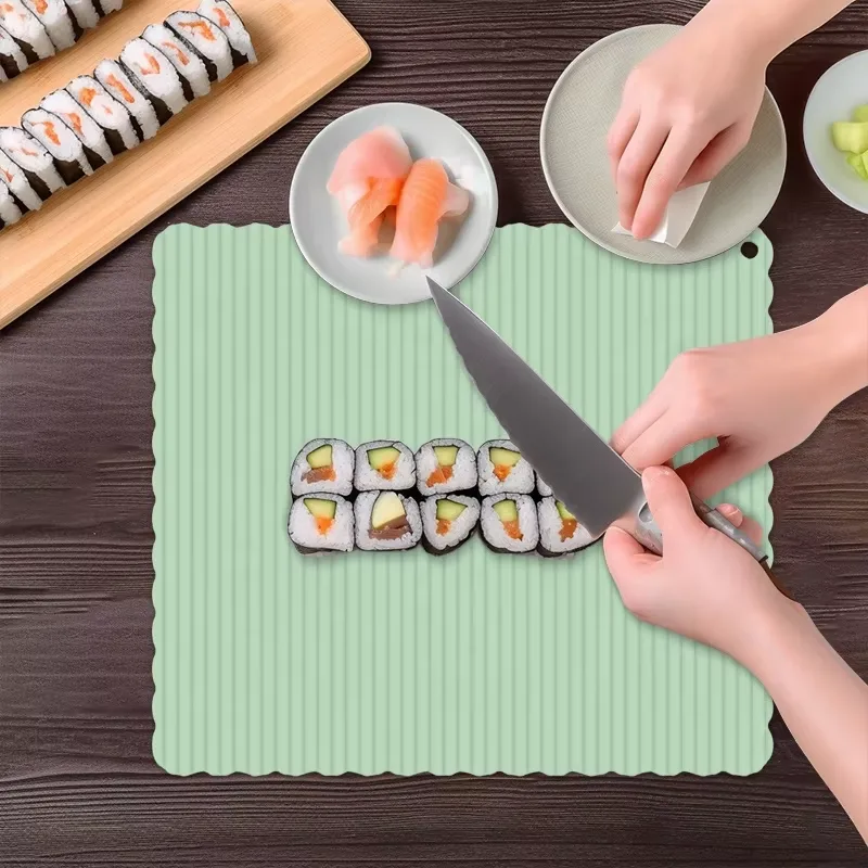 Sem BPA DIY Sushi Making ferramenta grau alimentar DIY silicone Sushi rolo tapete silicone - detail view 1