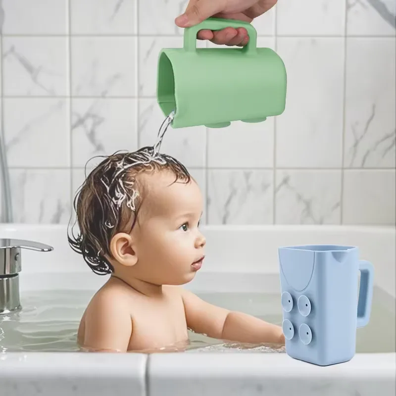 CPC Certification bebé banho Rinse copo Tear-free grau alimentar silicone champô Body - detail view 2