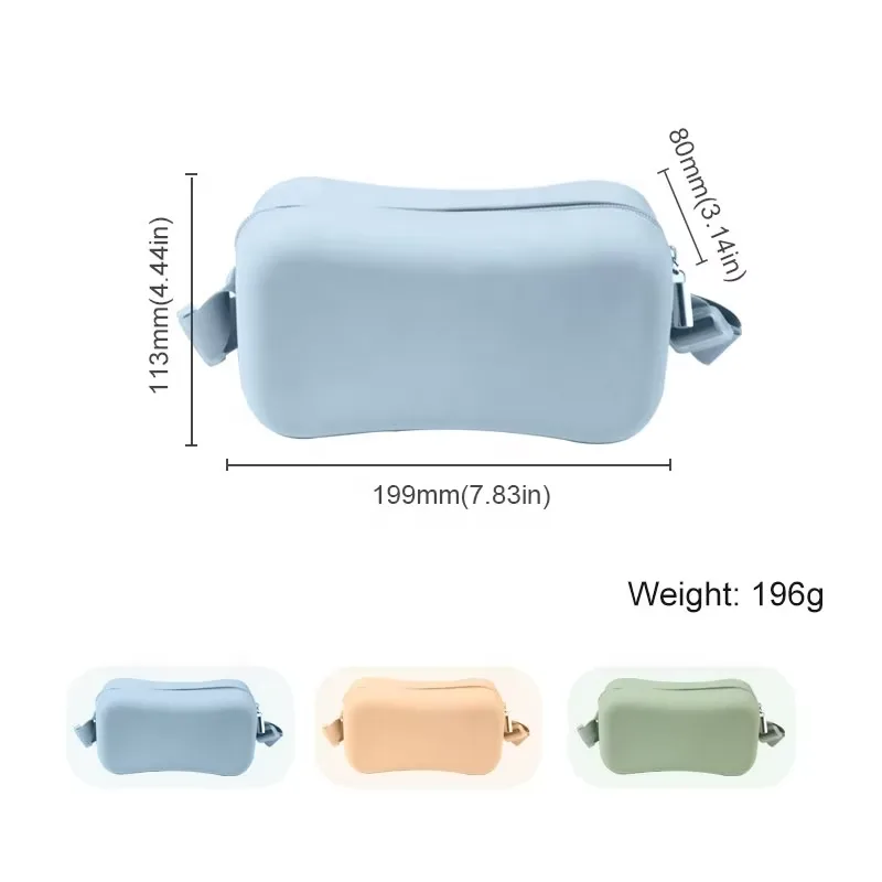 2026 大判 容量 携帯用 防水 旅行用 Toiletry バッグ 環境配慮 新 シリコーン 保存袋 - detail view 5