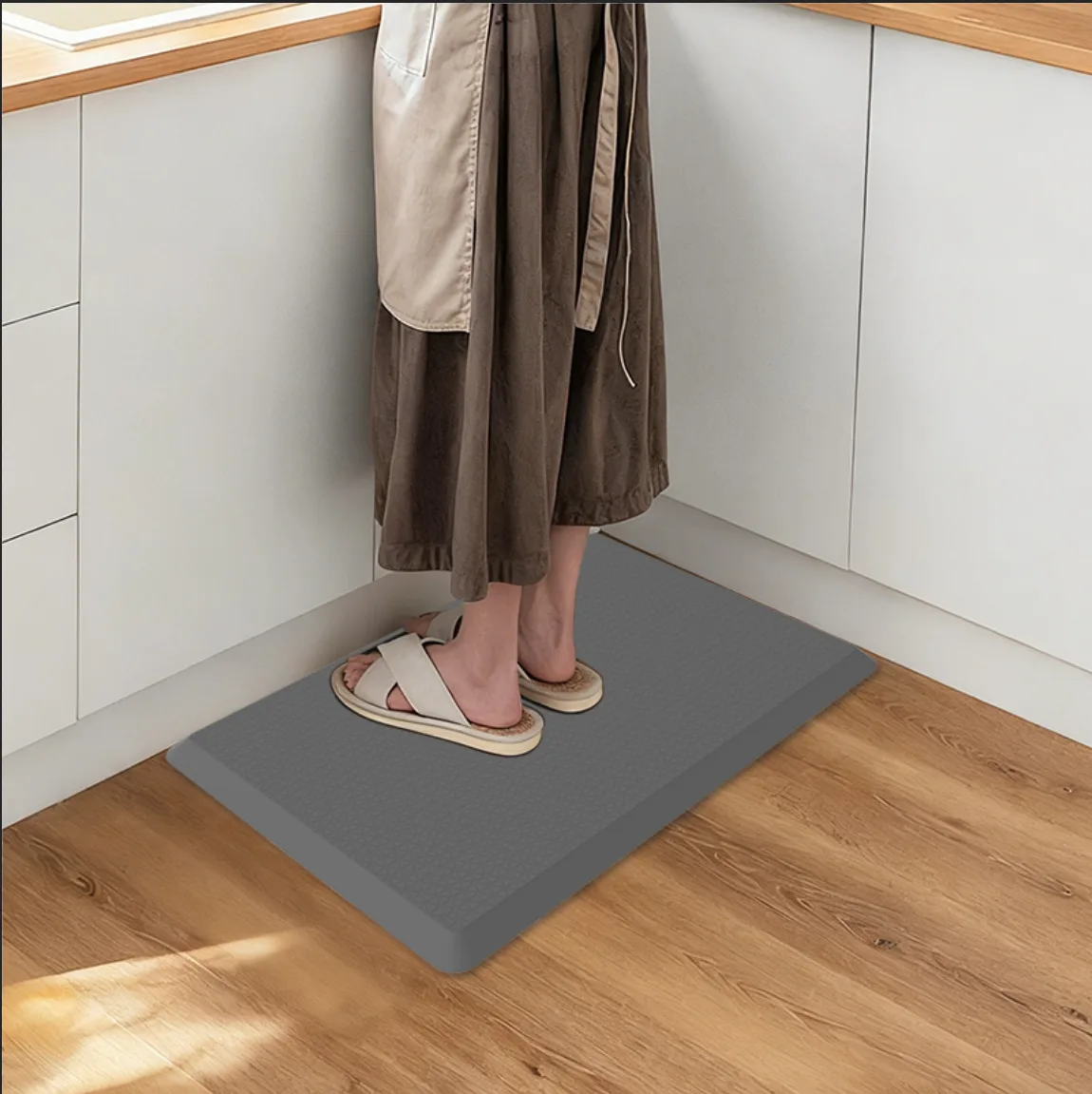 Waterproof Indoor Floral Kitchen Floor Mats Anti-Fatigue Comfort Rug Boho Style Foot Mat - detail view 6