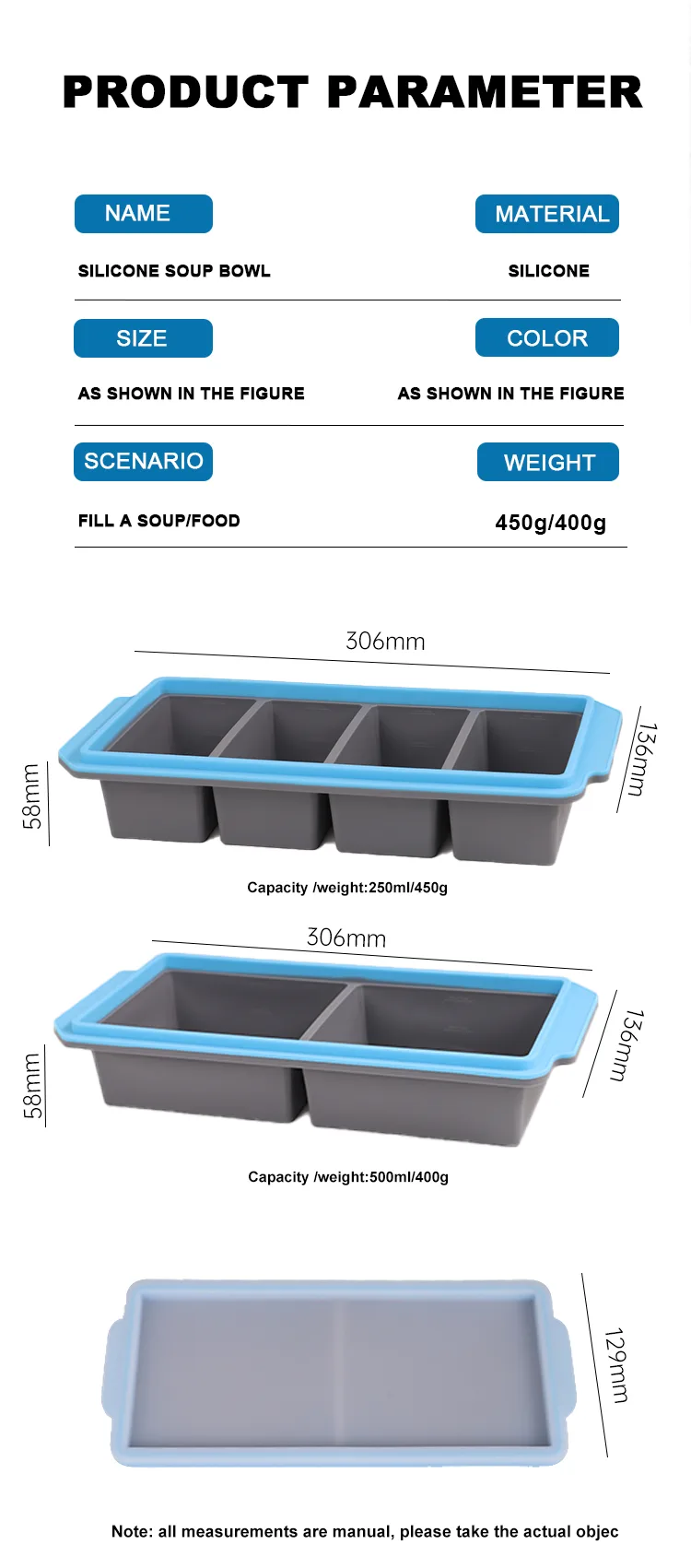 Custom Flexible Wholesale Food Grade Large Square Silicone Mold Easy Release Oven Cake Baking Tool - detail view 10