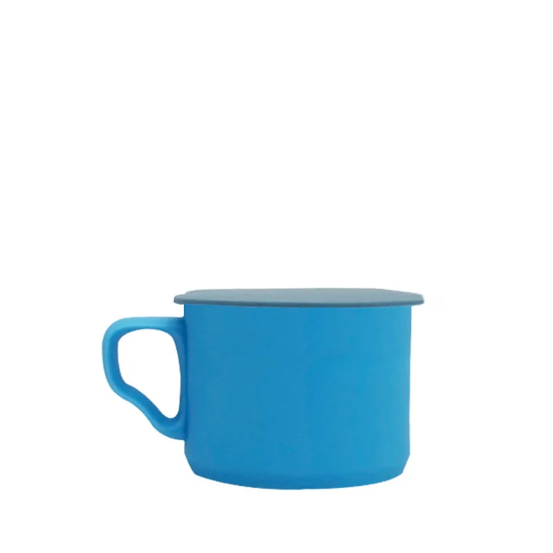 ODM OEM Portable Travel Custom Logo Reusable BPA Free Silicone Collapsible Reusable Coffee Cup With Lid - detail view 3