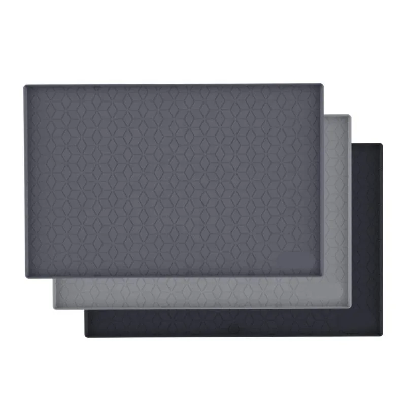 2025 New Kitchen Silicone Sink Mat Custom Waterproof Hole Anti-slip Silicone Kitchen Cabinet Protector Mat Under Mat - detail view 2