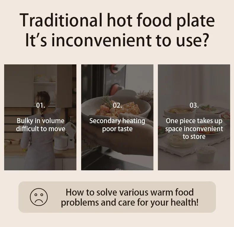 Food Warming Mat Flexible Silicon Heating Board Roll up Easy Storage Portable Electric Silicone Heating Mat for Food - detail view 9