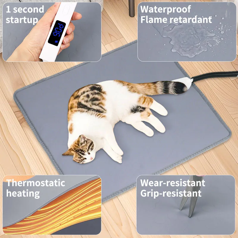 Top Ranking Silicone Mat Heat Pad Pet Intelligent Temperature Waterproof Pet Heating Pad - detail view 1