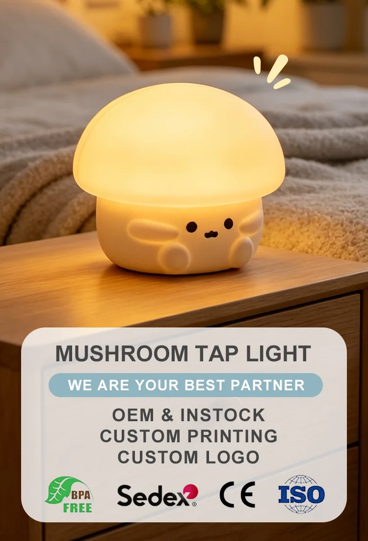 Navidad Lights LED inteligente Three-Speed lindo silicona Night luz Rooms Eye protección - detail view 10