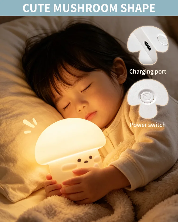 Navidad Lights LED inteligente Three-Speed lindo silicona Night luz Rooms Eye protección - detail view 8