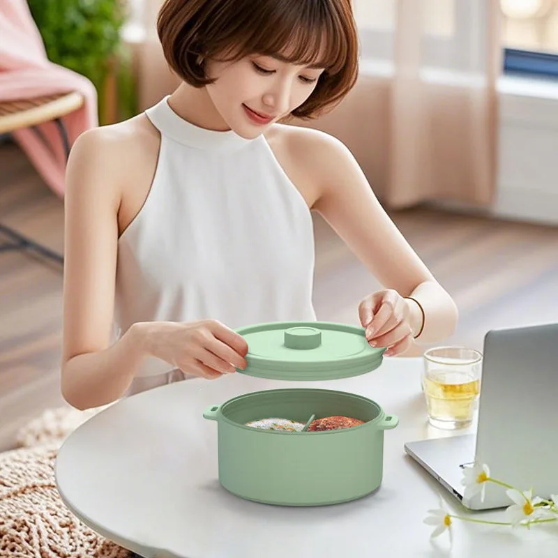 BPA 프리 친환경 실리콘 전자레인지 찜기 레이지 식품 찜기 그릇 야채 조리기 냄비 Healthy 식사 Preparation - detail view 4