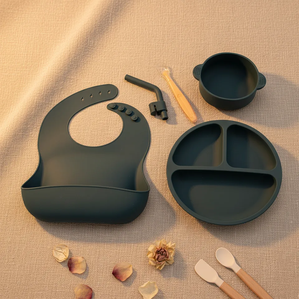 New Arrival Silicone Baby Plate With Suction Eco-friendly Platos De Silicona Para Bebes for Baby Non-toxic Platos De Silicona - main product image
