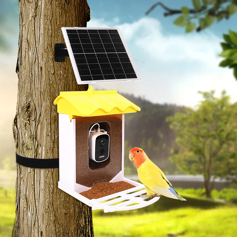Smart 3.2L Squirrel-Proof Bird Feeder with Automatic Motion Detection Outdoor Wireless WiFi Bird Watching Camera - main product image