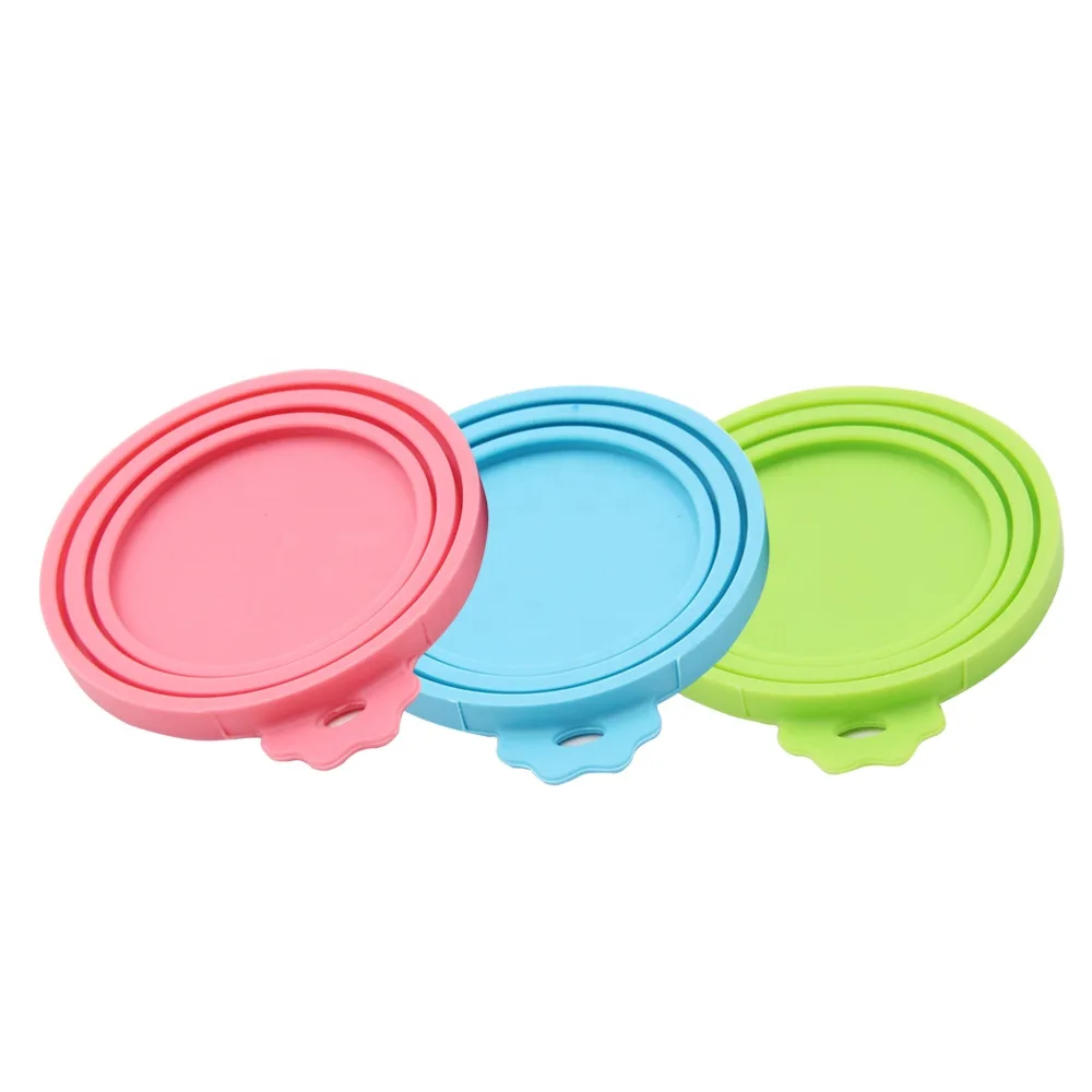 Special Offer Pet Can Cover Lids Silicone Can Lids Cover for Dog and Cat Food Universal Size One Fit 3 Standard Size Food Cans - detail view 9