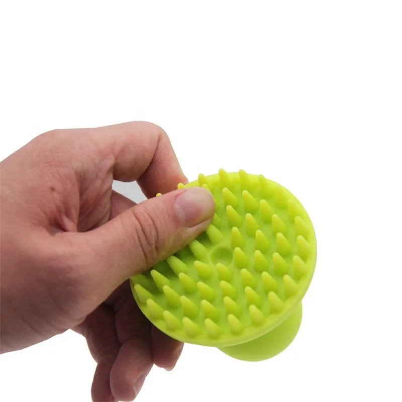 Pet Hair Remover Brush Bath Silicone Pet Brush Easy Hair Remove Clean Grooming Brush - detail view 4