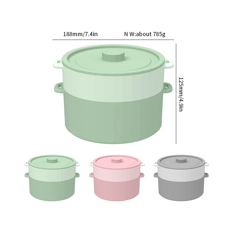 環境配慮 電子レンジ 野菜 蒸し器 Microwavable プラスチック 容器 Steaming Broccoli 魚 Other 野菜 環境配慮 - detail view 1