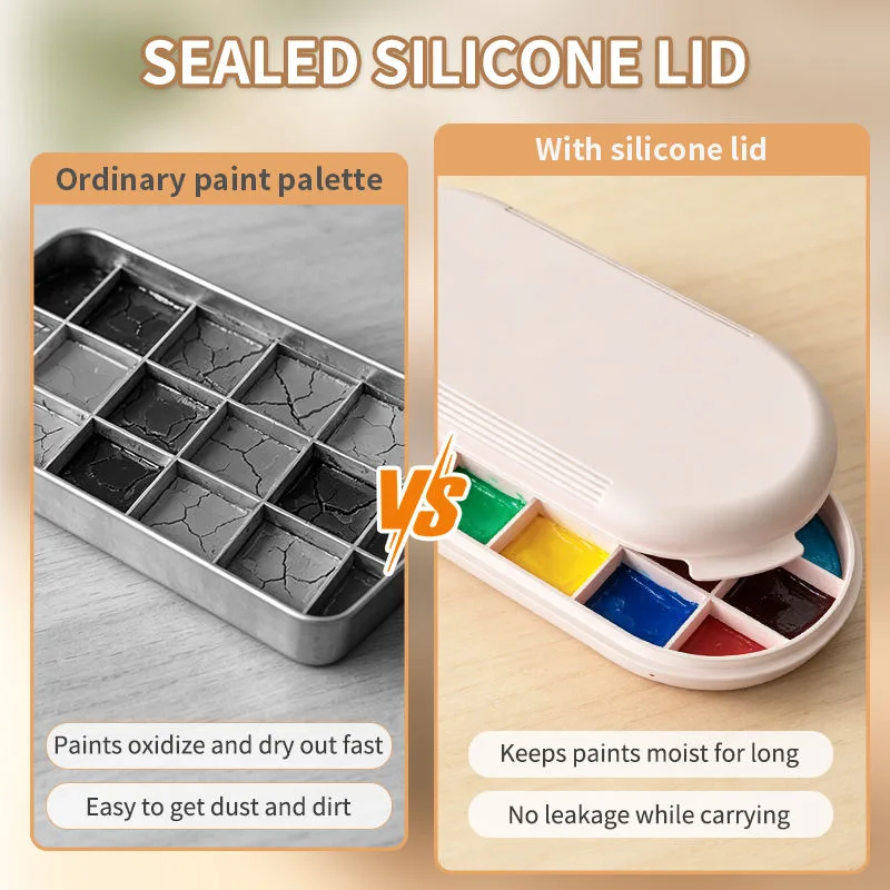 Convenient brosse support silicone Watercolor peinture brosse Cleaner Rinser 3 1 peinture - detail view 3