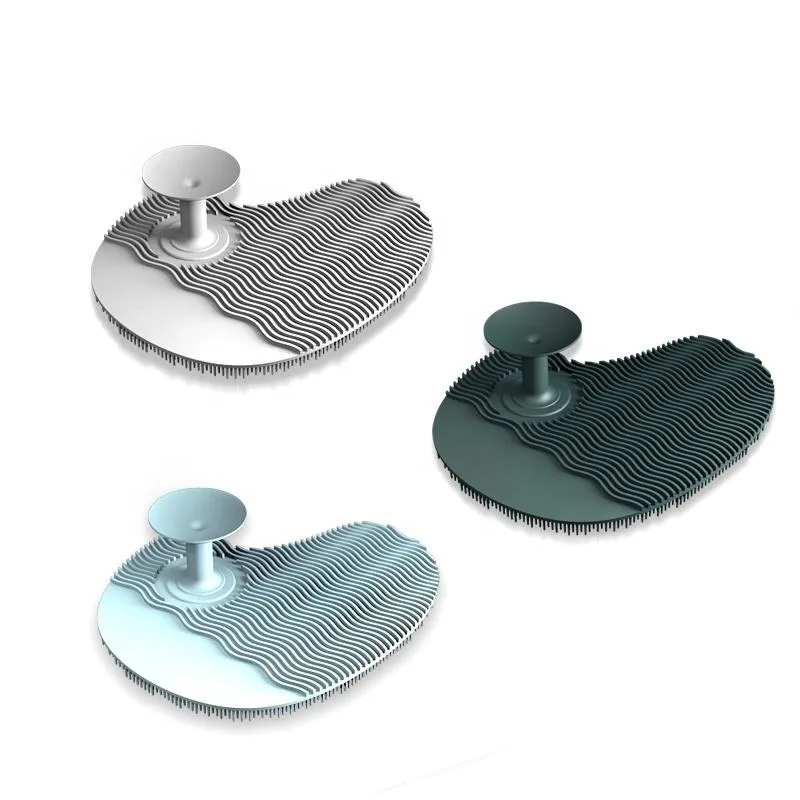 smiley Dishwashing Sponges Kitchen Cleaning with Handle Cepillo Para Lavar Platos Silicone Dishwashing Brush - detail view 3