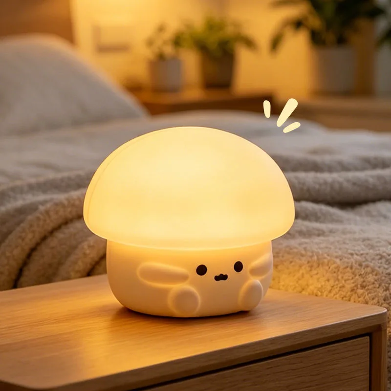 Clap Christmas Lights LED Smart Three-Speed Cute Silicone Night Light for Rooms Eye Protection Sleep Atmosphere Clap Light - LED & Light Therapy - main product image