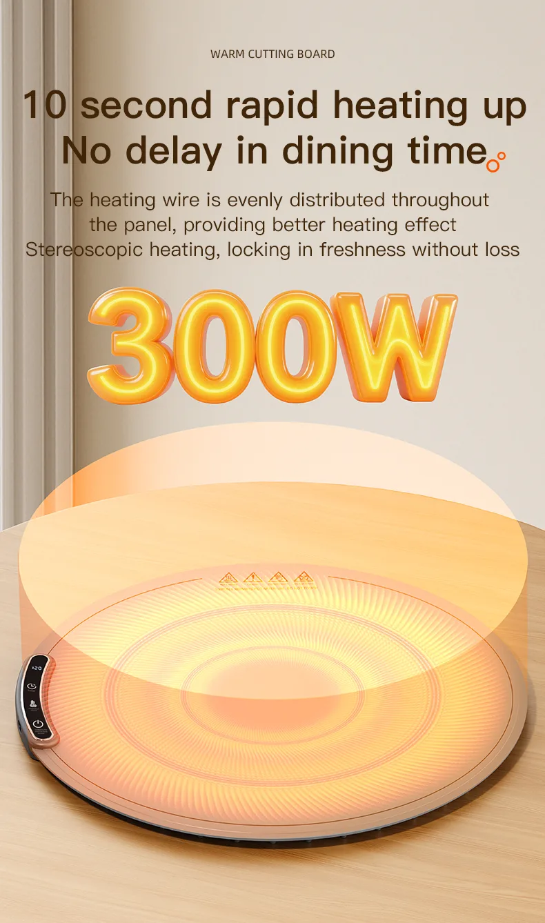 Heating Silicone Electric Warming Tray Food Warming Mat Roll up Buffet Hot Plates Heat Pad for Parties Home Travel - detail view 9