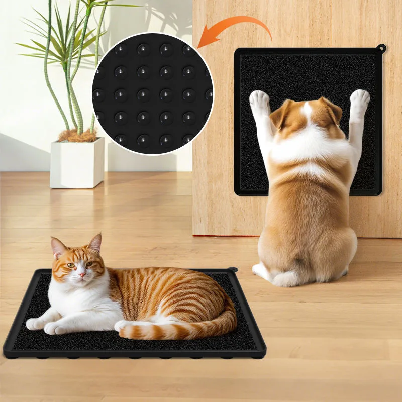 Novo impermeável antiderrapante animais tapete silicone animais dobrável gato areia tapete - main product image