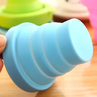 Modern Candy Color Silicone Telescopic Gargle Cup 200ml for Home Outdoor Sports Travel Business-Folding Advertising Cup Gift - detail view 8