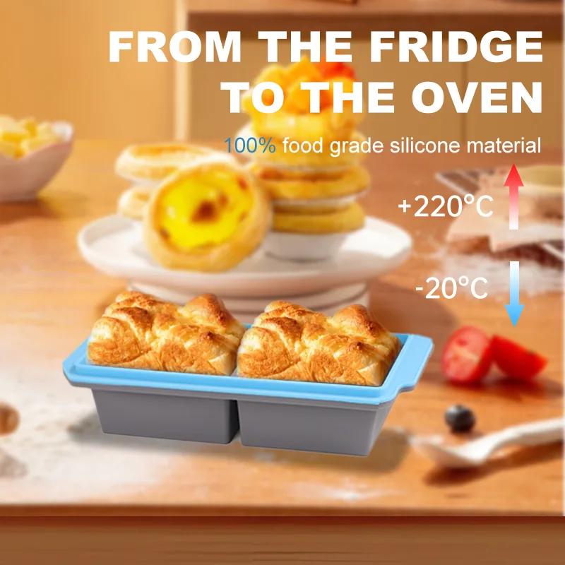 Custom Flexible Wholesale Food Grade Large Square Silicone Mold Easy Release Oven Cake Baking Tool - detail view 1