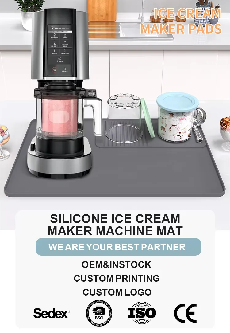 2026 カスタム ロゴ シリコーン コーヒー Tamper マット 簡単 清潔 氷 Cream メーカー マット キッチン Countertops - detail view 6