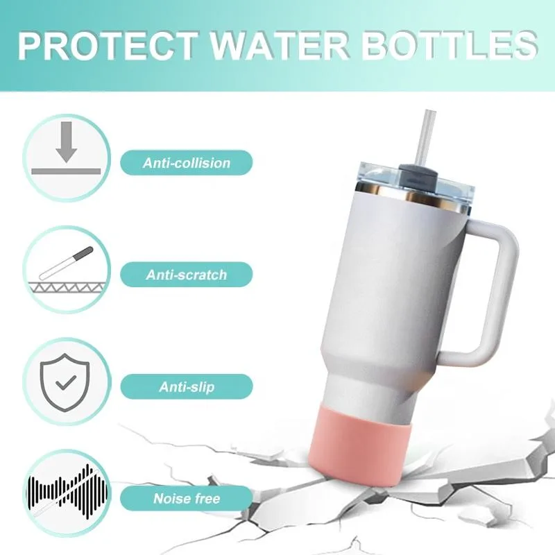 Multifonction Thermos gobelet Beverage gobelet Sleeve animaux boisson bol silicone anti - detail view 1