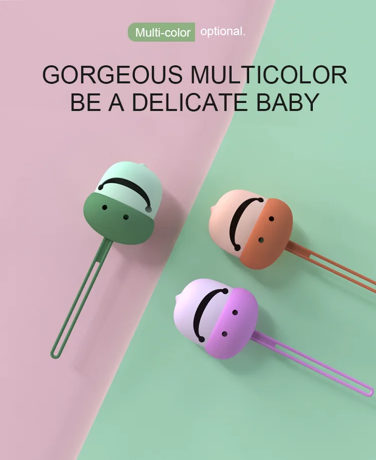 Wholesale Silicone Baby Pacifier Holder Pacifier Storage Box Container Pacifier Holder Case - detail view 11