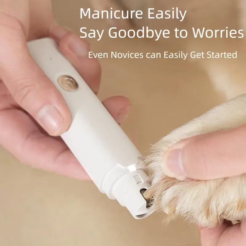 2026 recargable USB perro uñas Clippers ABS Quiet mascotas uñas aseo recortadora Feature - detail view 11