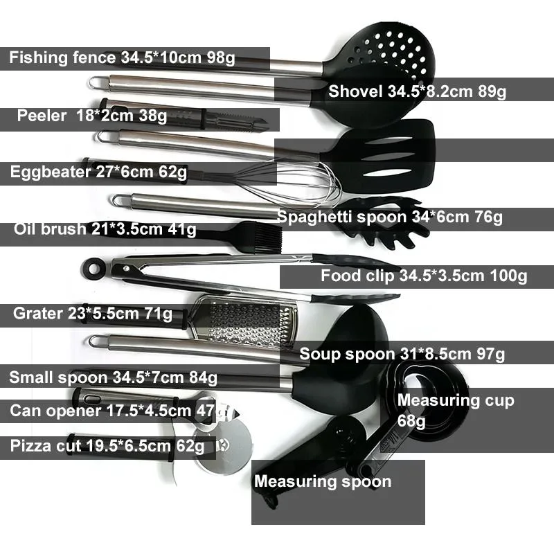 Cocina utensilios juego Cocina cocina accesorios Sets 23 cocina utensilios asa Cookware Sets - detail view 2