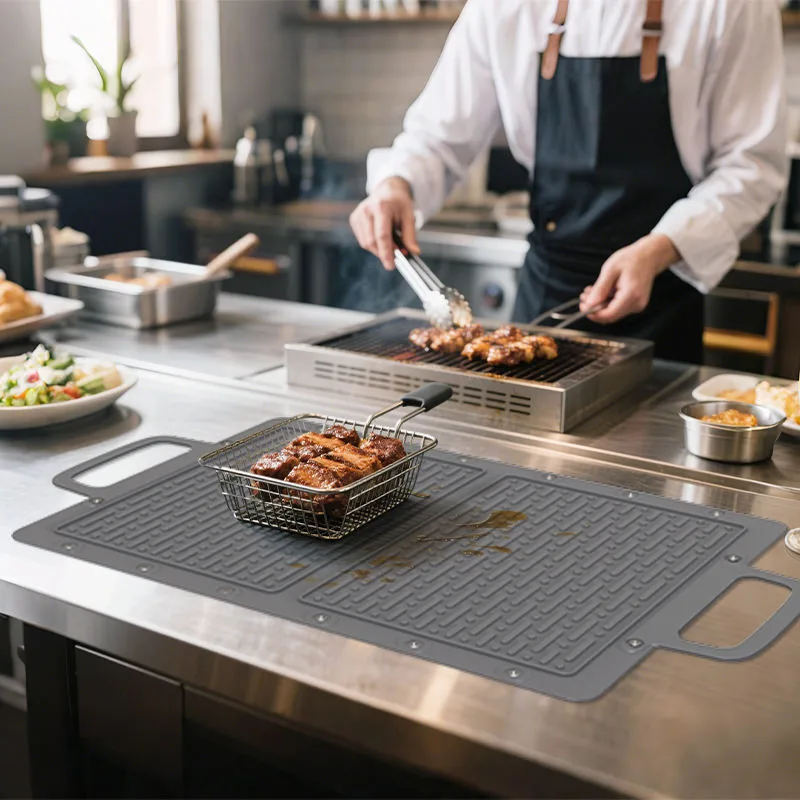 Feu noyau tapis sous gril tapis Fireproof tapis feu noyau coussinet Protect Deck Patio - detail view 2