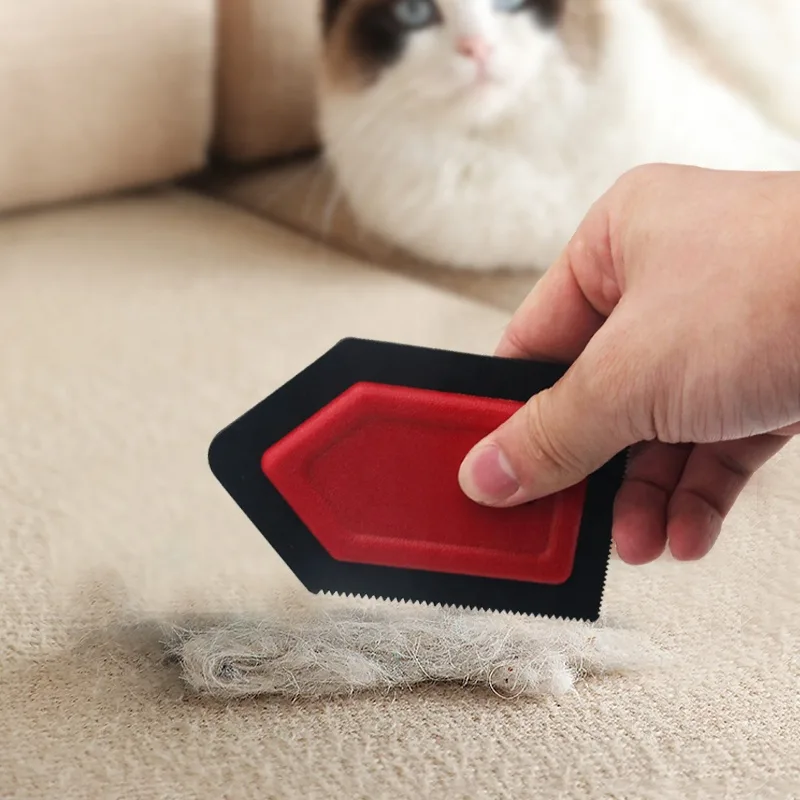 Mini Dog Hair Remover Easy to Clean Pet Hair Removal for Couch Car Cat Detailing Squeegee Pet Hair Brush - detail view 9