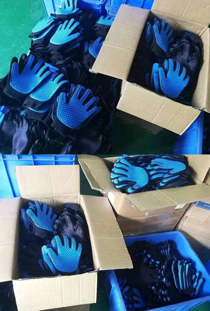 Sur mesure silicone animaux poils anti gants animaux toilettage gant Guantes De Mascotas - detail view 5