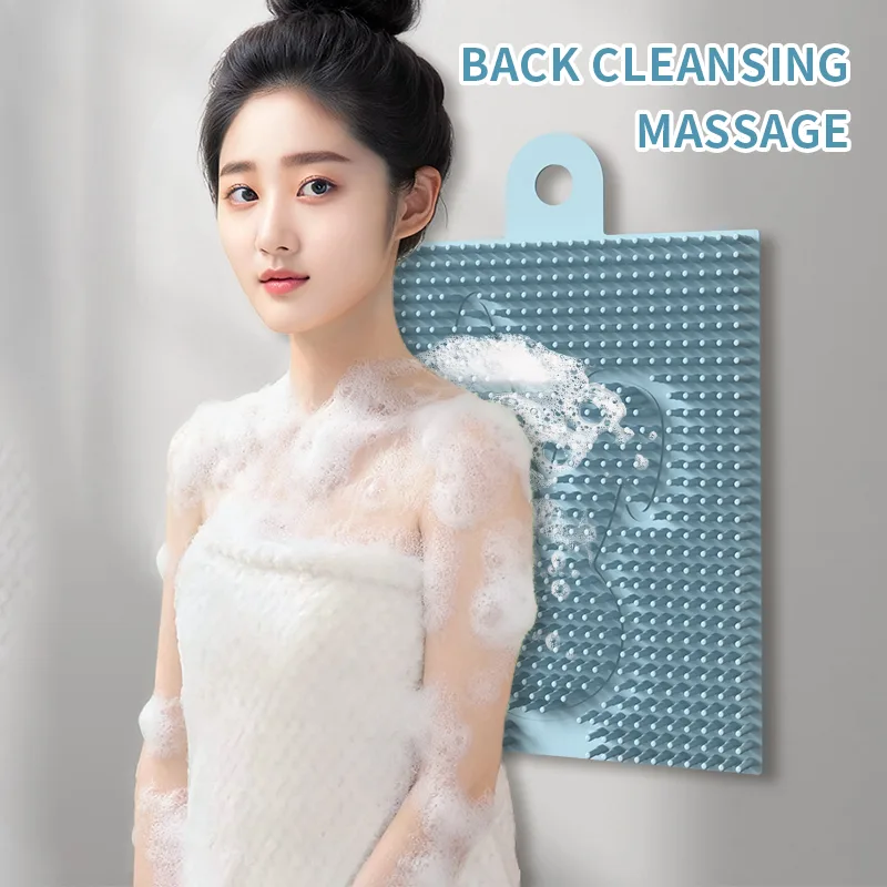 Foot Rub Rubbing Gadget Bathroom Massage Bath Dead Skin Washing Foot Brush Silicone Bathtub Non-Slip Bath Mat - detail view 8