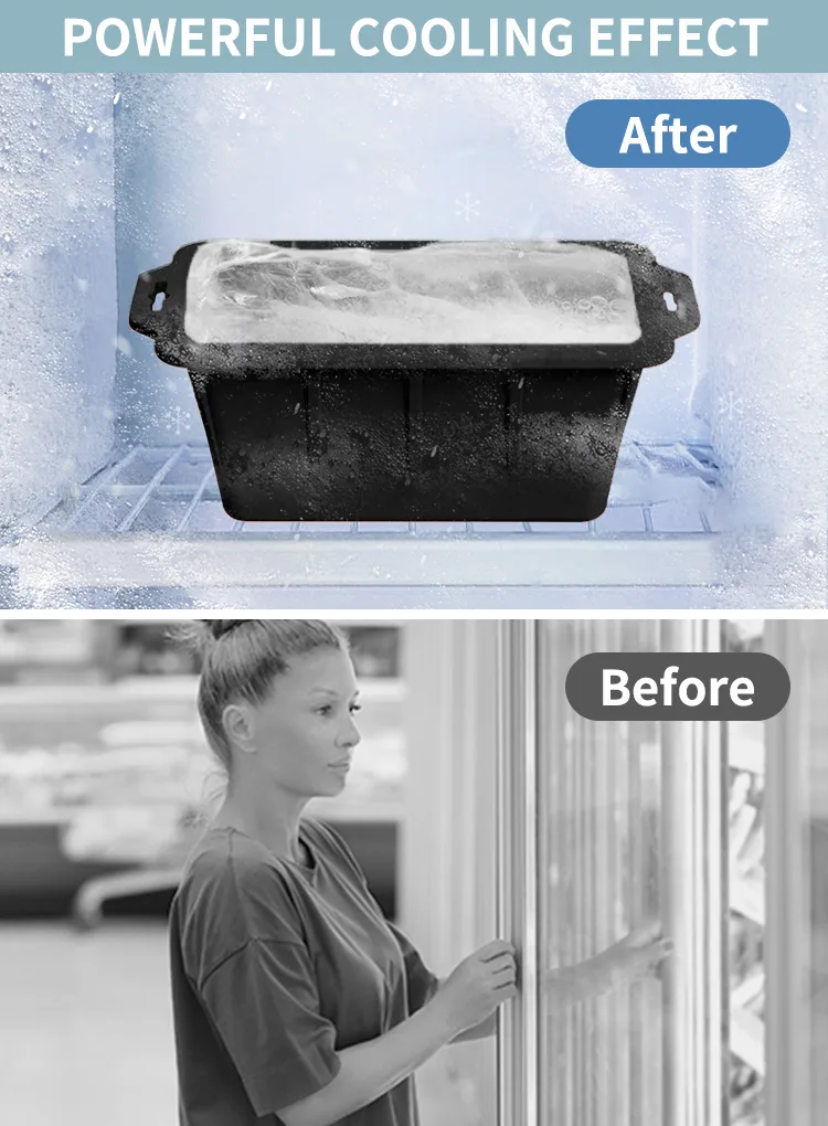Sur mesure réutilisable silicone glace Block moule facile Release Big glaçons plateau - detail view 11