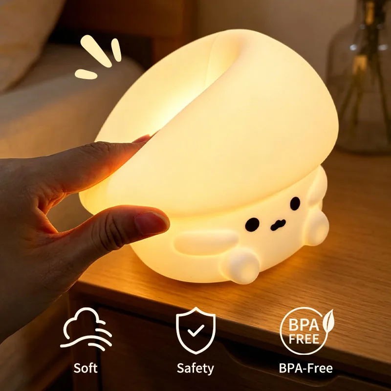Navidad Lights LED inteligente Three-Speed lindo silicona Night luz Rooms Eye protección - detail view 2