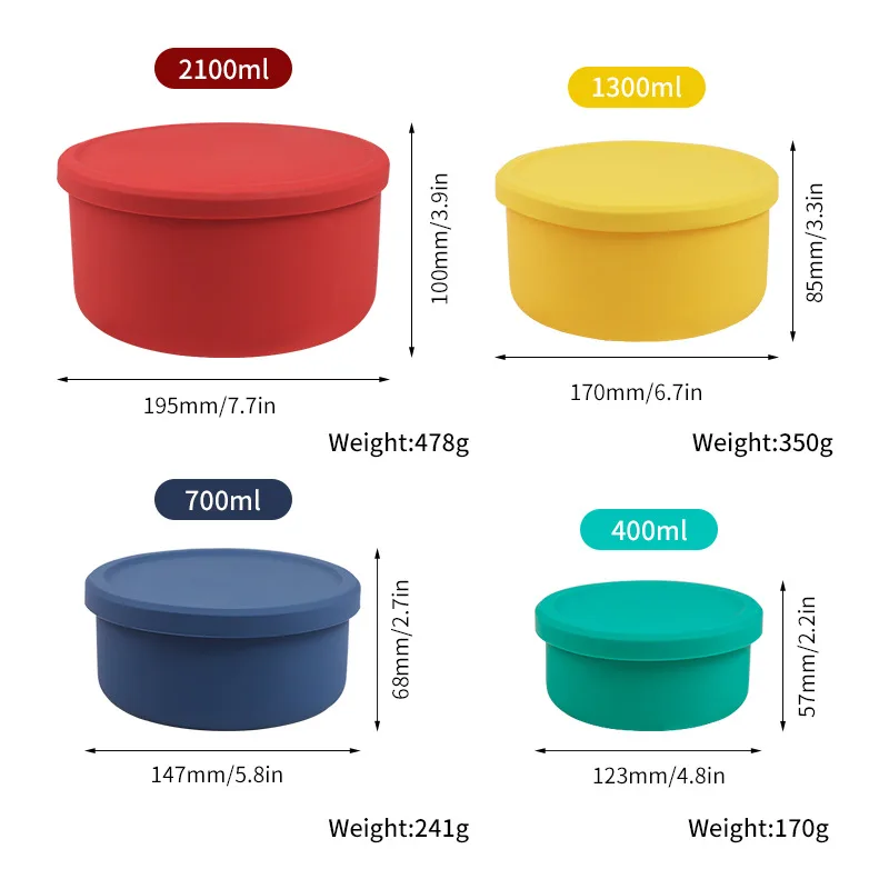 Sur mesure logo qualité alimentaire sans BPA silicone enfant en-cas conservation - detail view 4