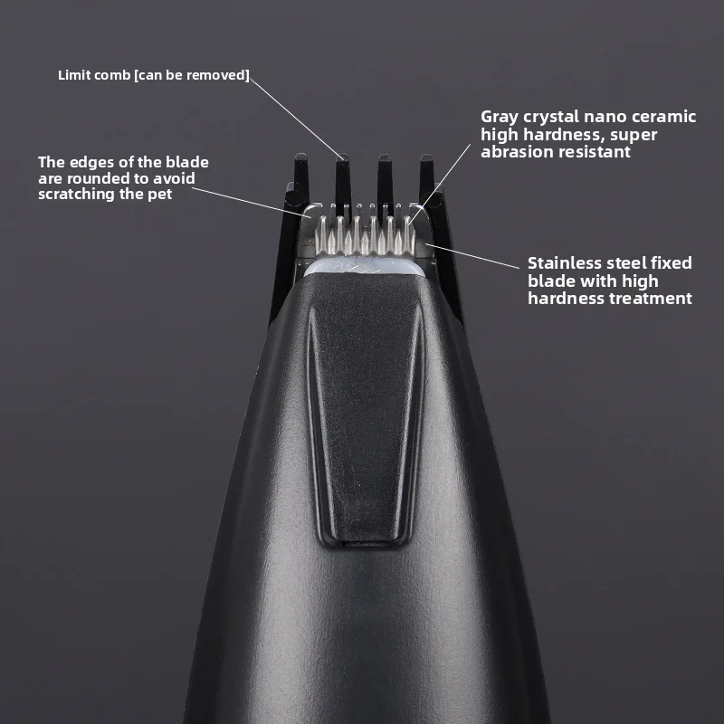 ABS Silent elétrico animais pelo aparador higiene OEM animais gato cão Foot pelo Shaver - detail view 2