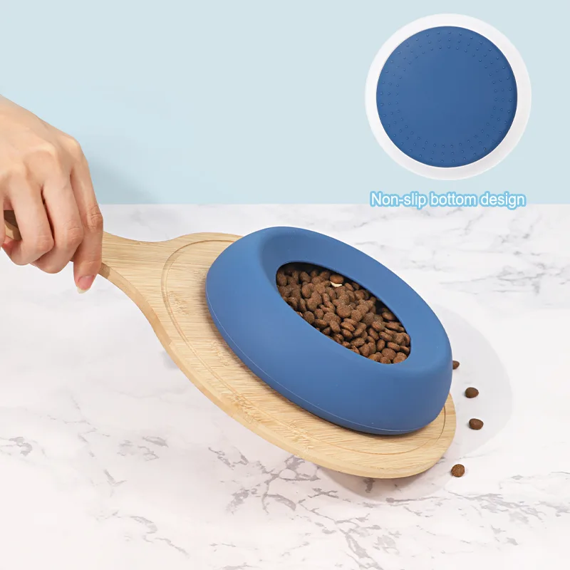 Custom Silicone Collapsible Pet Water Bowl Portable Outdoor Travel Feeding and Drinking Bowl for Dog Cat - detail view 8